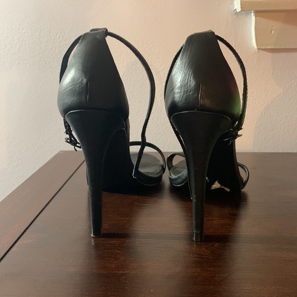 Steve Madden black strap stilettos - Picture 4 of 7